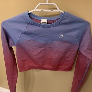Gymshark long sleeve crop top